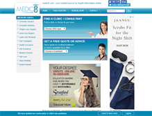Tablet Screenshot of medic8.com